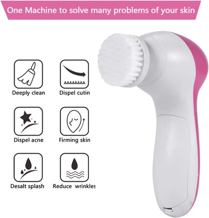 5 in 1 Facial Cleansing Brush