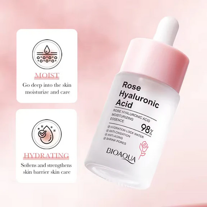 Rose Hyaluronic Acid Skincare Set